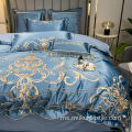 Super Deluxe Blue Sulaman Empat Set